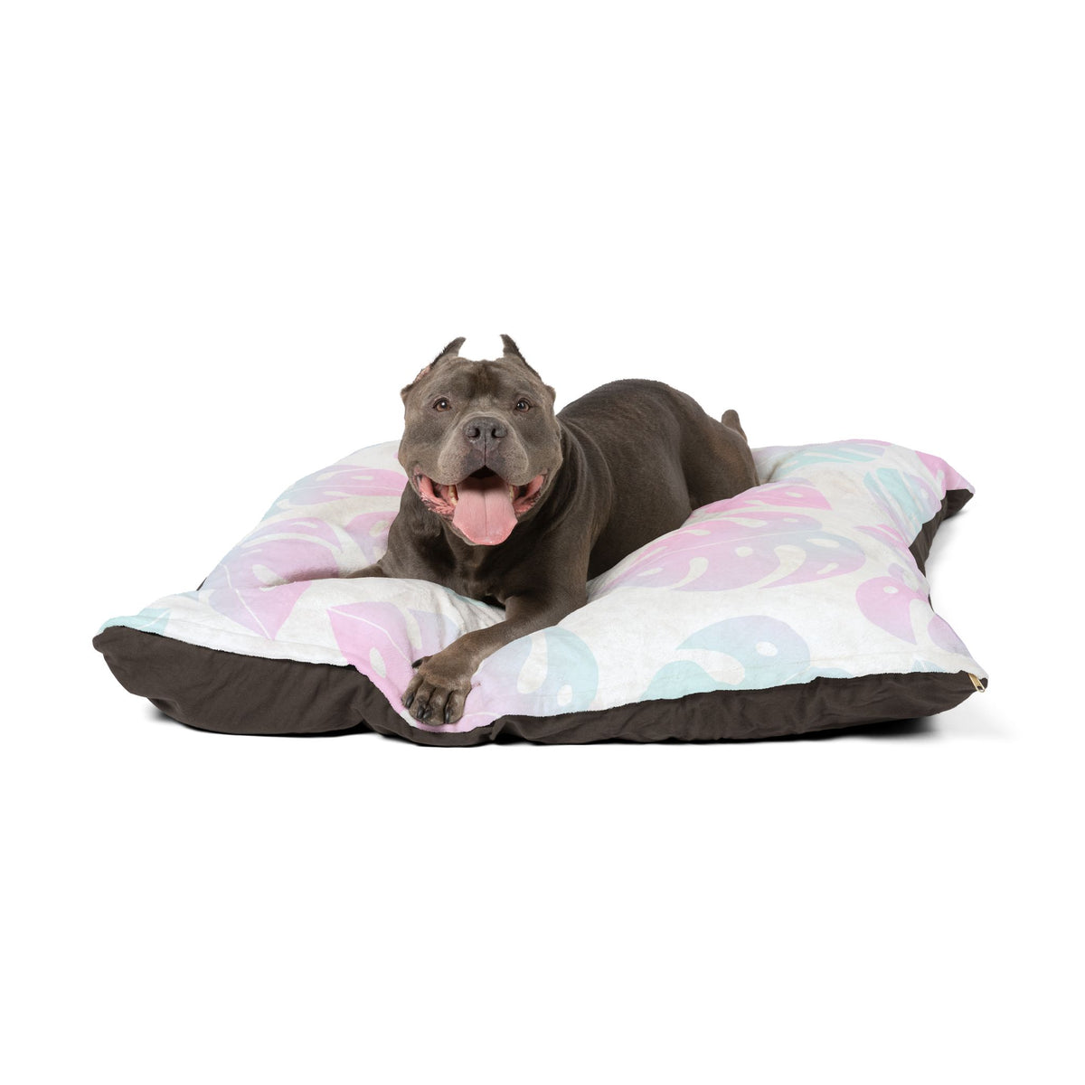 Tropical Pet Bed for Cozy Naps, Soft Leaf Patterned Dog Bed, Cat Bed, Pet Sleeping Pillow, Floral Pet Accessories