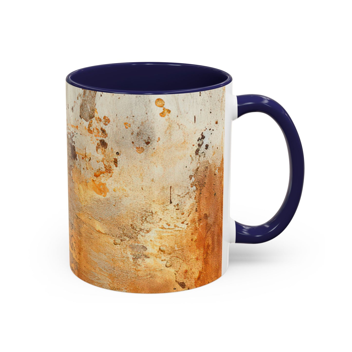 Rustic Accent Coffee Mug, Unique Artistic Mug