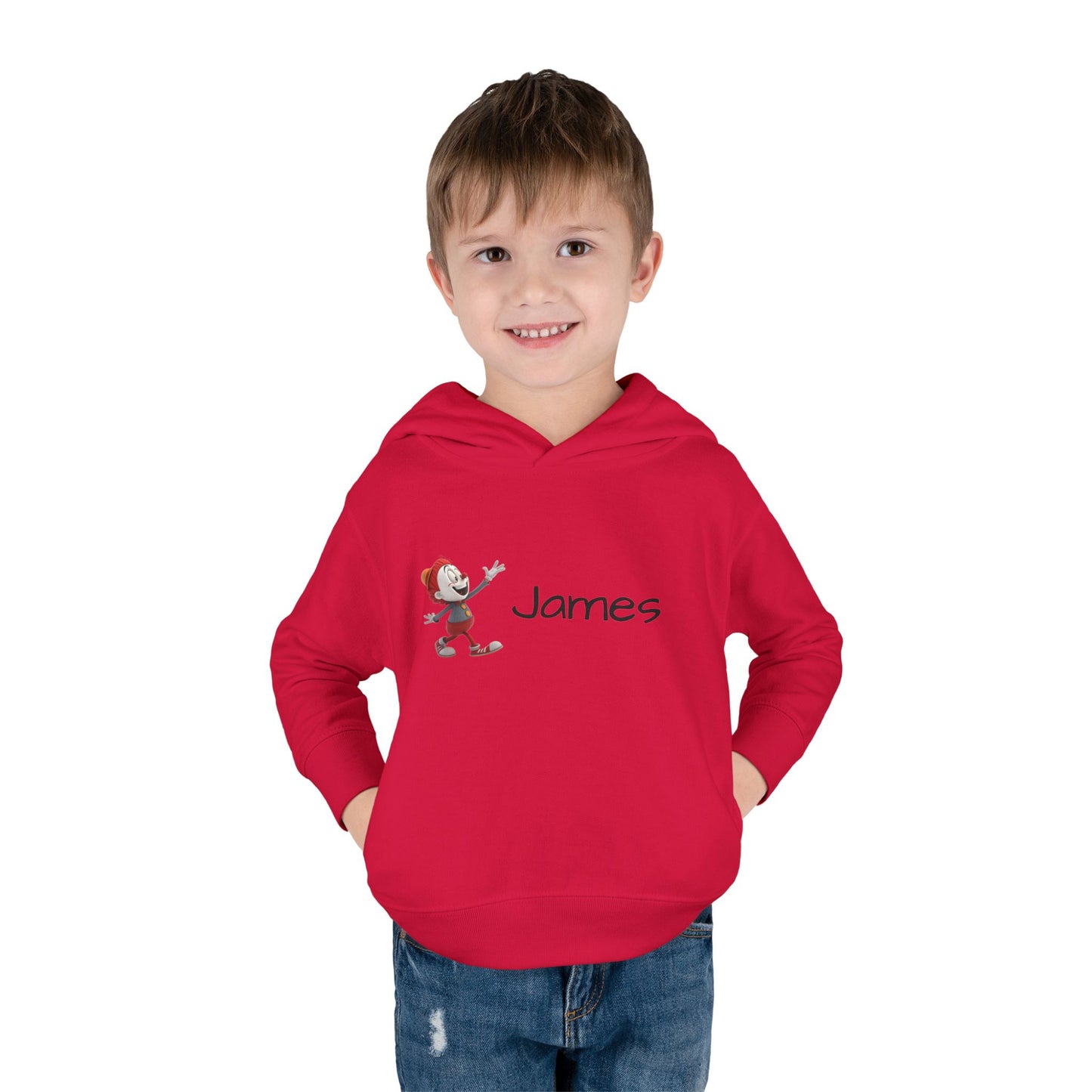 Personalized Toddler Hoodie with Customizable Name, Cozy Kids Pullover, Great for Birthdays, Playdates, Holidays, Gift Idea