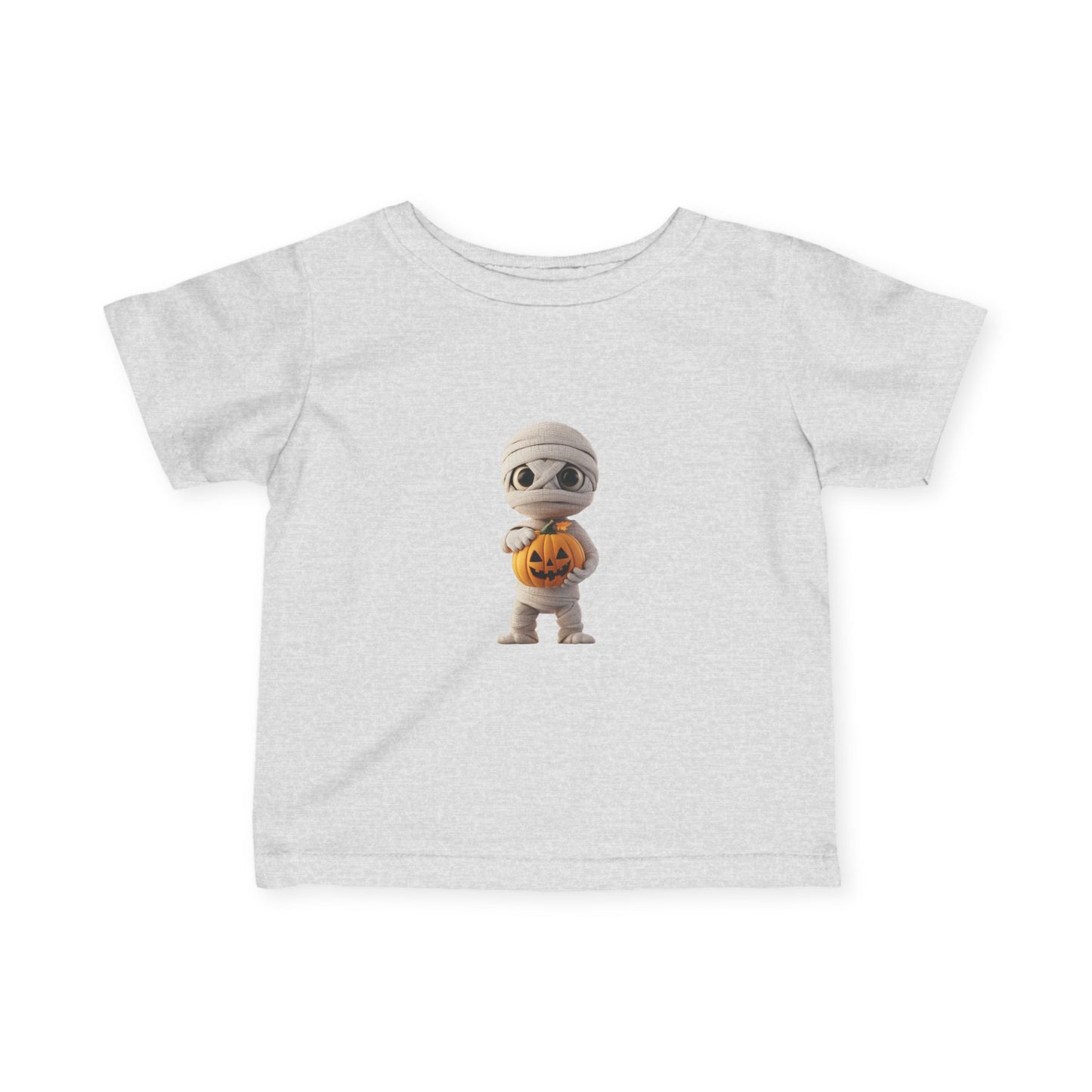 Cute Halloween Infant Tee with Mummy Design, Baby Shirt, Adorable Spooky Gift, Toddler Halloween Outfit, Pumpkin Tee for Kids