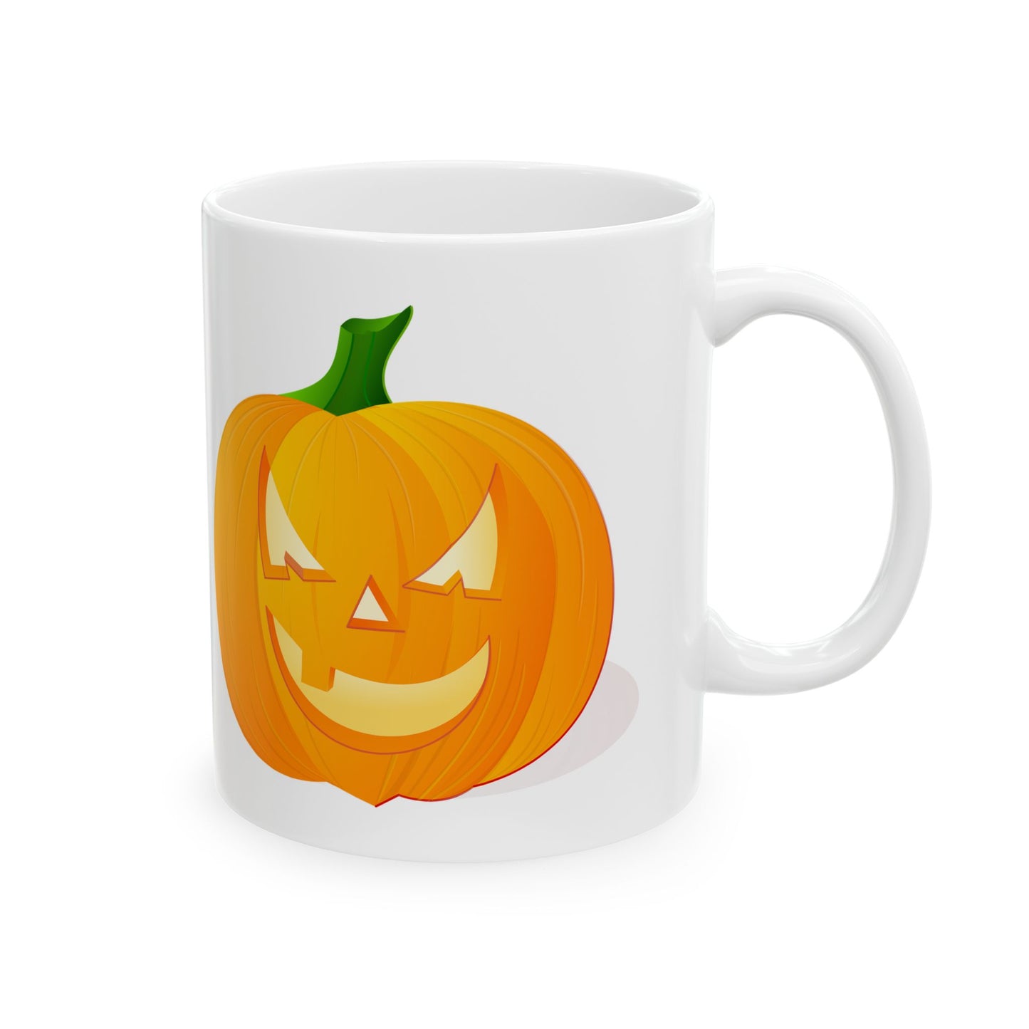 Halloween Pumpkin Mug | 11oz & 15oz Ceramic | Perfect for Fall, Cozy Drinks, Gifting