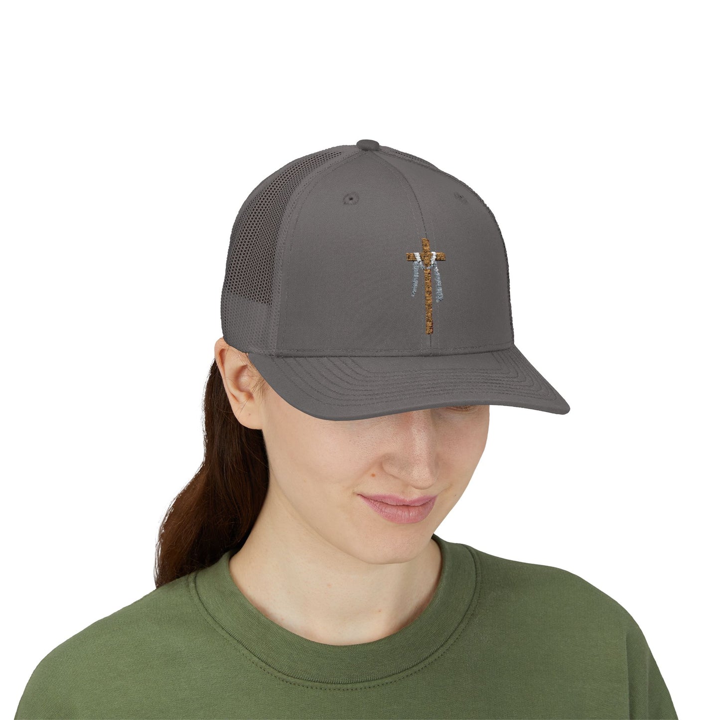 Elegant Faith Snapback Trucker Cap - Faith Hat, Religious Cap, Inspirational Gift, Christian Apparel, Trendy Headwear