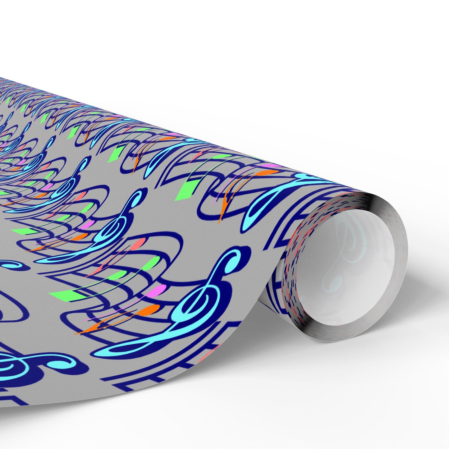 Musical Note Wrapping Paper, Fun Gift Wrap for Music Lovers, Birthday