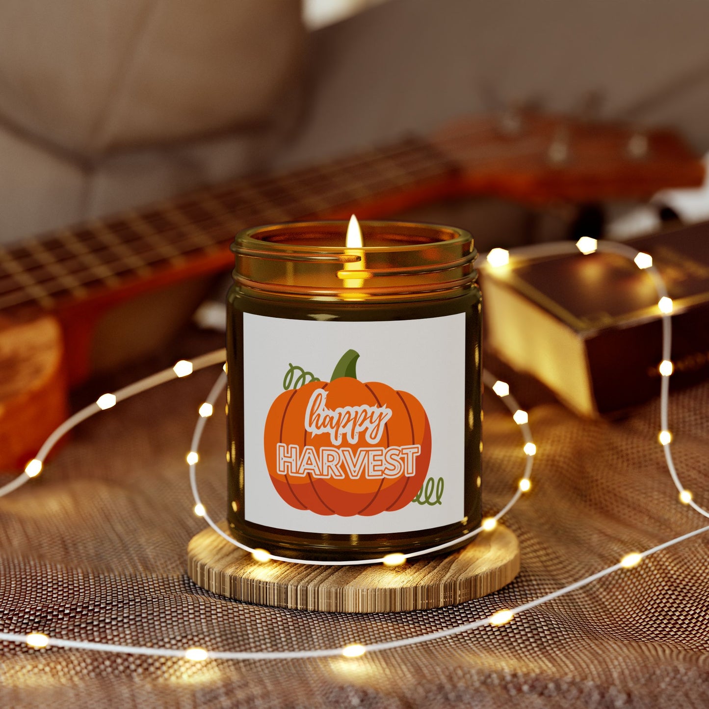 Pumpkin Spice Scented Candles, Fall Decor, Gift for Her, Cozy Home, Autumn Candle, Thanksgiving Decoration