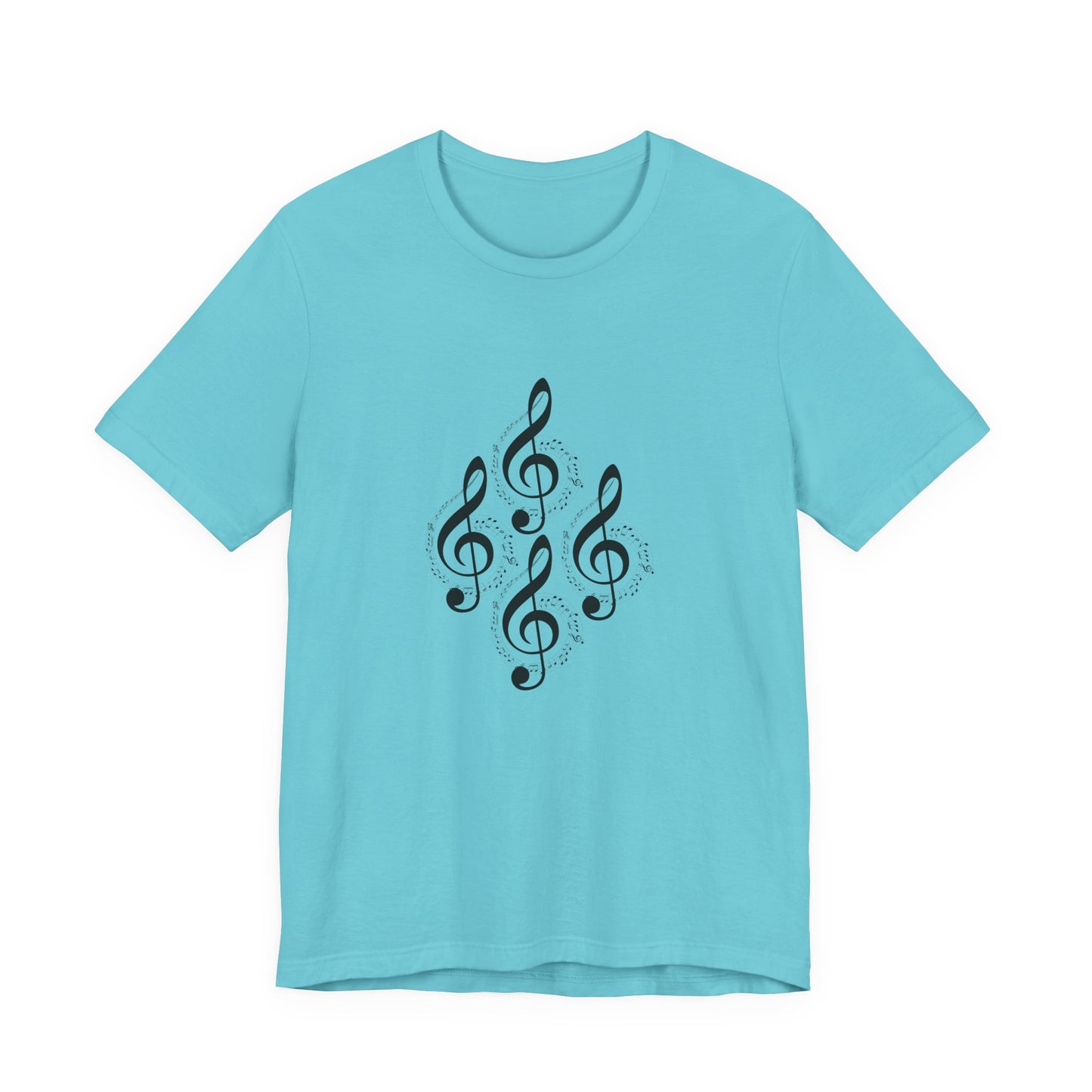 Musical Notes Tee - Perfect for Music Lovers, Casual Wear, Concerts, Festivals, Unique Gift Idea