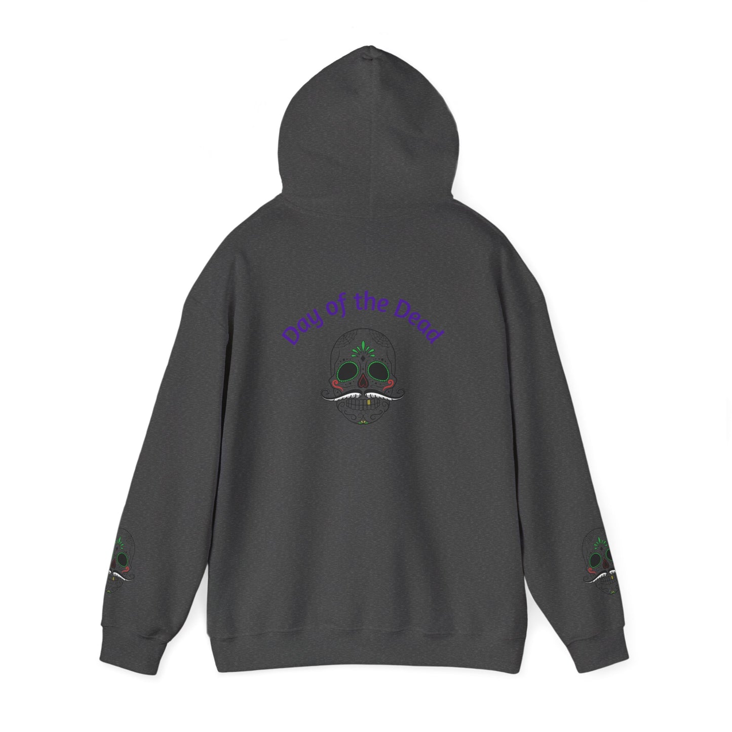 Day of the Dead Hoodie | Unisex Heavy Blend Sweatshirt, Skull Art, Mexican Holiday Apparel, Halloween Costume, Festival Gear