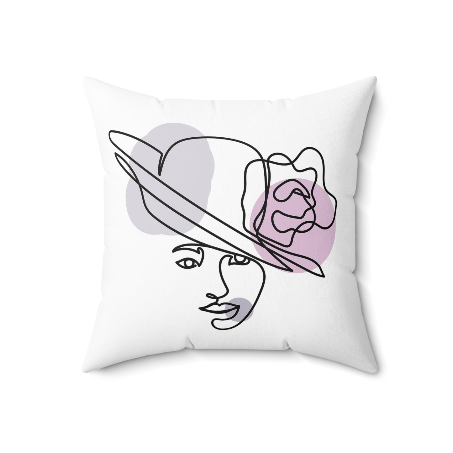 Elegant Fashion Illustration Pillow, Decorative Cushion, Home Decor, Gift for Fashion Lovers, Modern Art Pillows