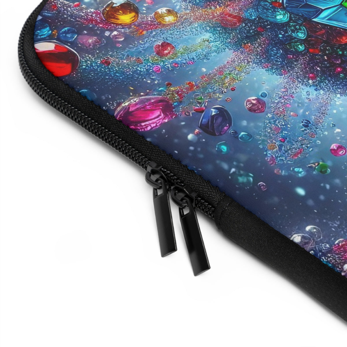 Colorful Heart Laptop Sleeve | Trendy Tech Accessory, Gift for Students, Gamers, Heart Lovers, Birthday, Valentine's Day