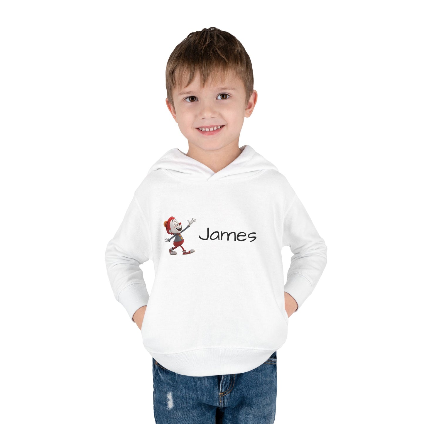 Personalized Toddler Hoodie with Customizable Name, Cozy Kids Pullover, Great for Birthdays, Playdates, Holidays, Gift Idea