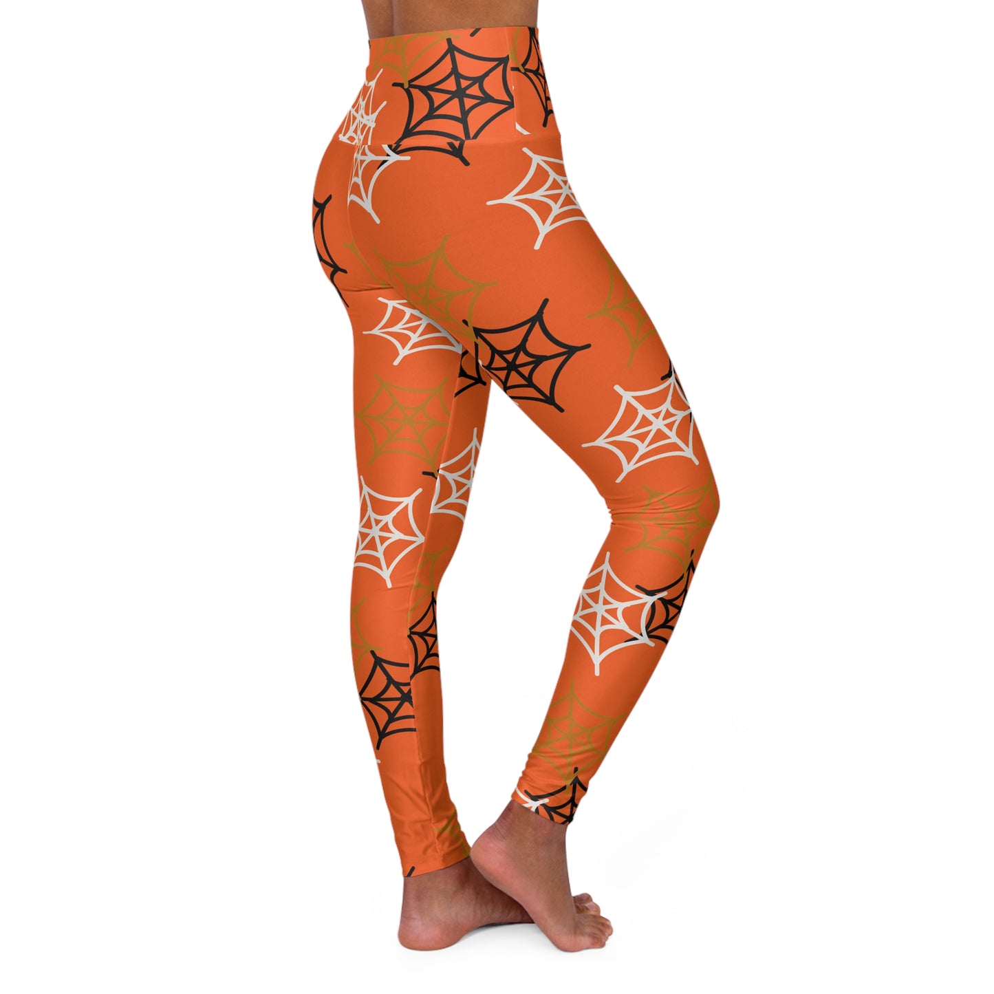 Halloween High Waisted Yoga Leggings, Spooky Leggings for Yoga, Fitness, Halloween Costume, Party Wear, Fall Fashion