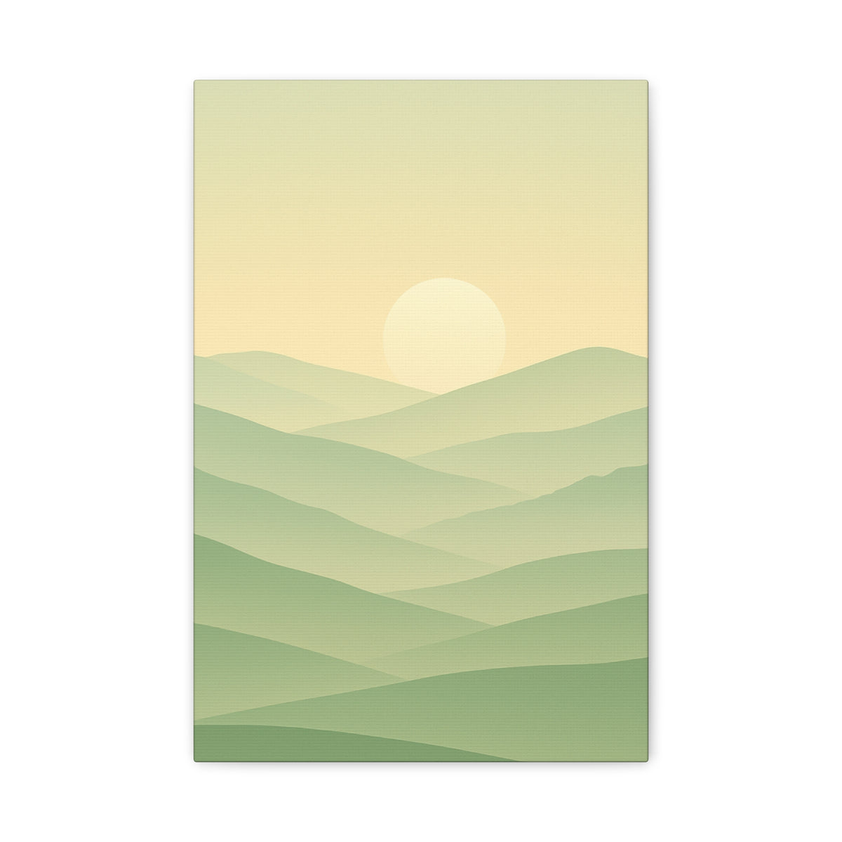 Matte Canvas, Stretched, 1.25" Sunset or Sunrise
