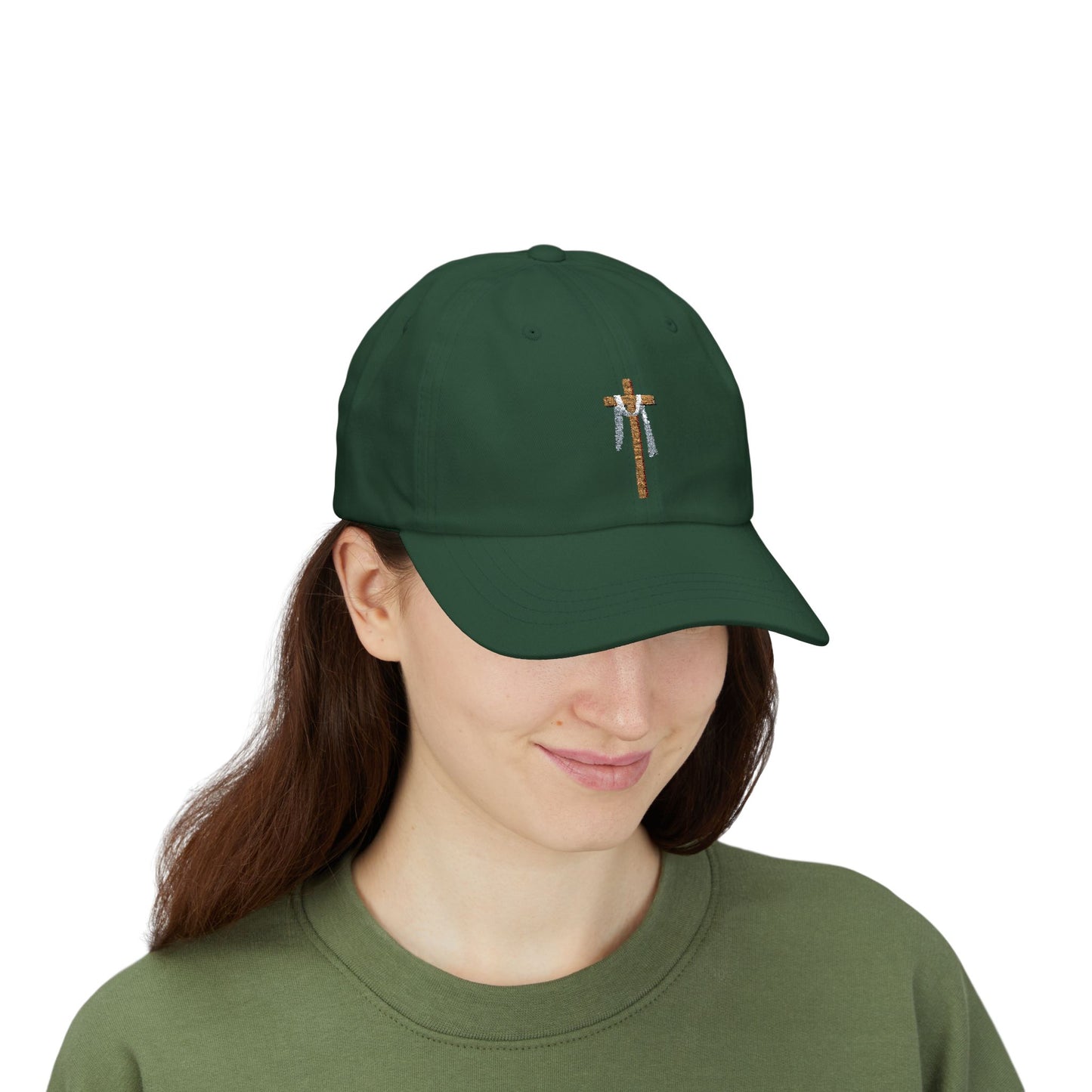 White Embroidered Classic Dad Cap - Casual Vintage Style, Perfect Gift for Father's Day, Summer Outings, Everyday Wear, Trendy Accessory