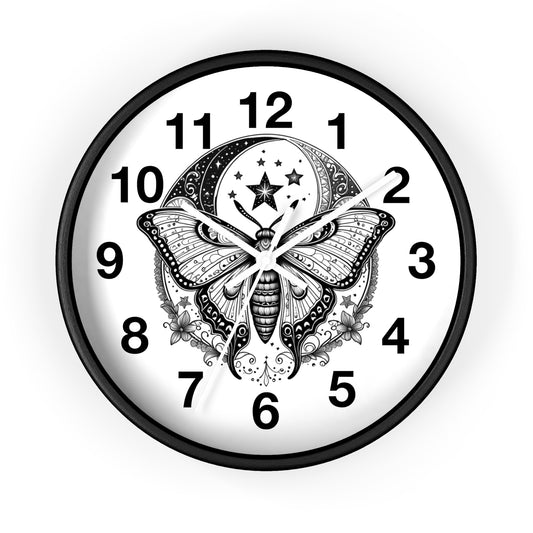 Wall Clock Butterfly