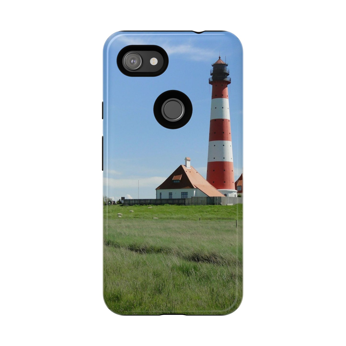 Lighthouse Phone Case - Coastal Vibes, Nautical Gift, Ocean Lover Accessory, Beach Aesthetic, Customizable Design
