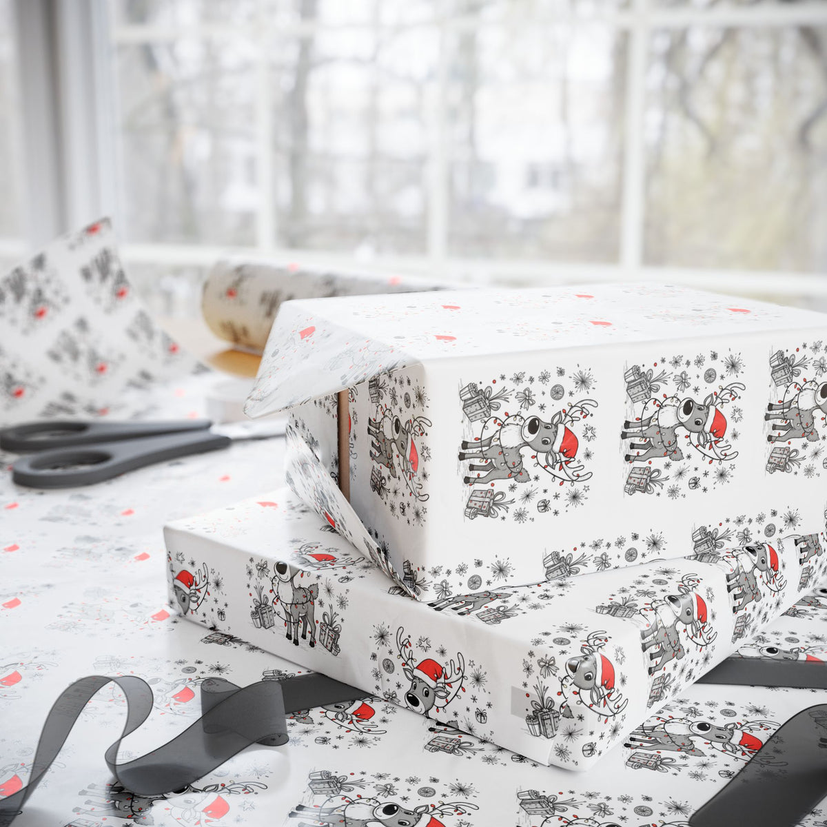 Koala Love Wrapping Paper — Cute Animal Gift Wrap for Birthdays & Baby Showers