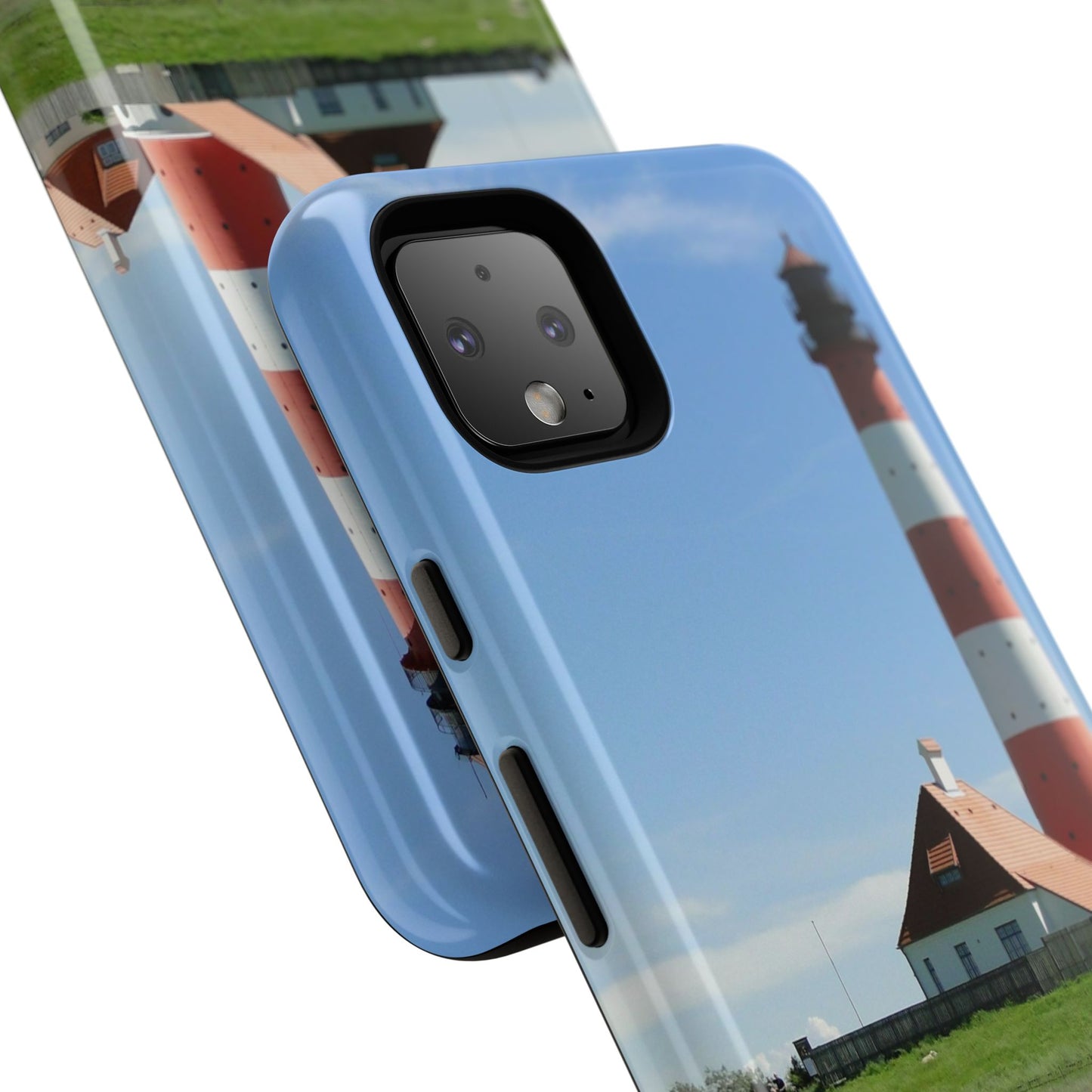 Lighthouse Phone Case - Coastal Vibes, Nautical Gift, Ocean Lover Accessory, Beach Aesthetic, Customizable Design
