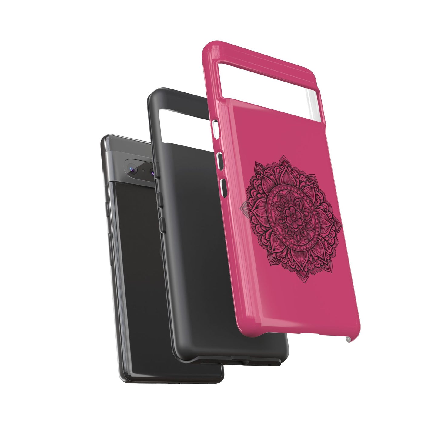 Vibrant Mandala Phone Case, Artistic Protection Cover, Gift for Her, Trendy Accessories, Birthday or Holiday Present