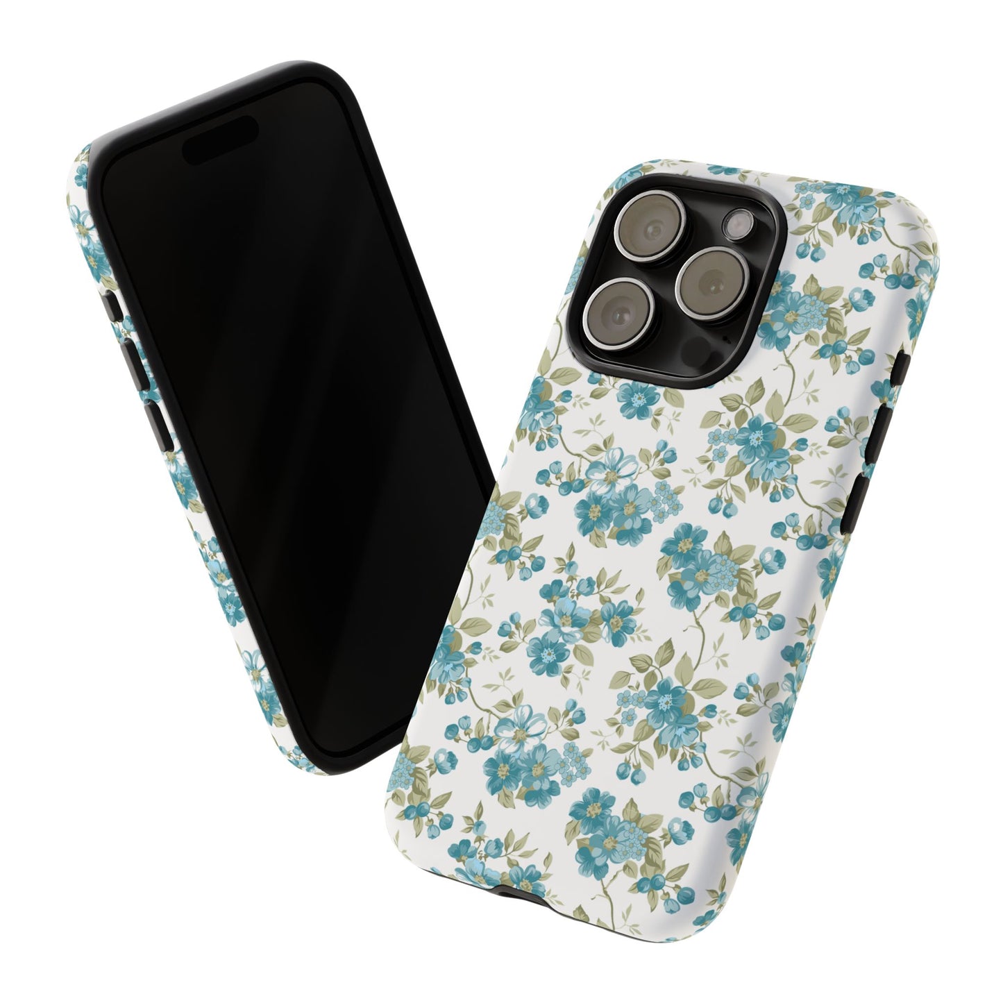 Floral Phone Case - Tough Cases, Durable Phone Cover, Cute Floral Design, Gift for Her, Trendy Phone Accessory, Spring Style