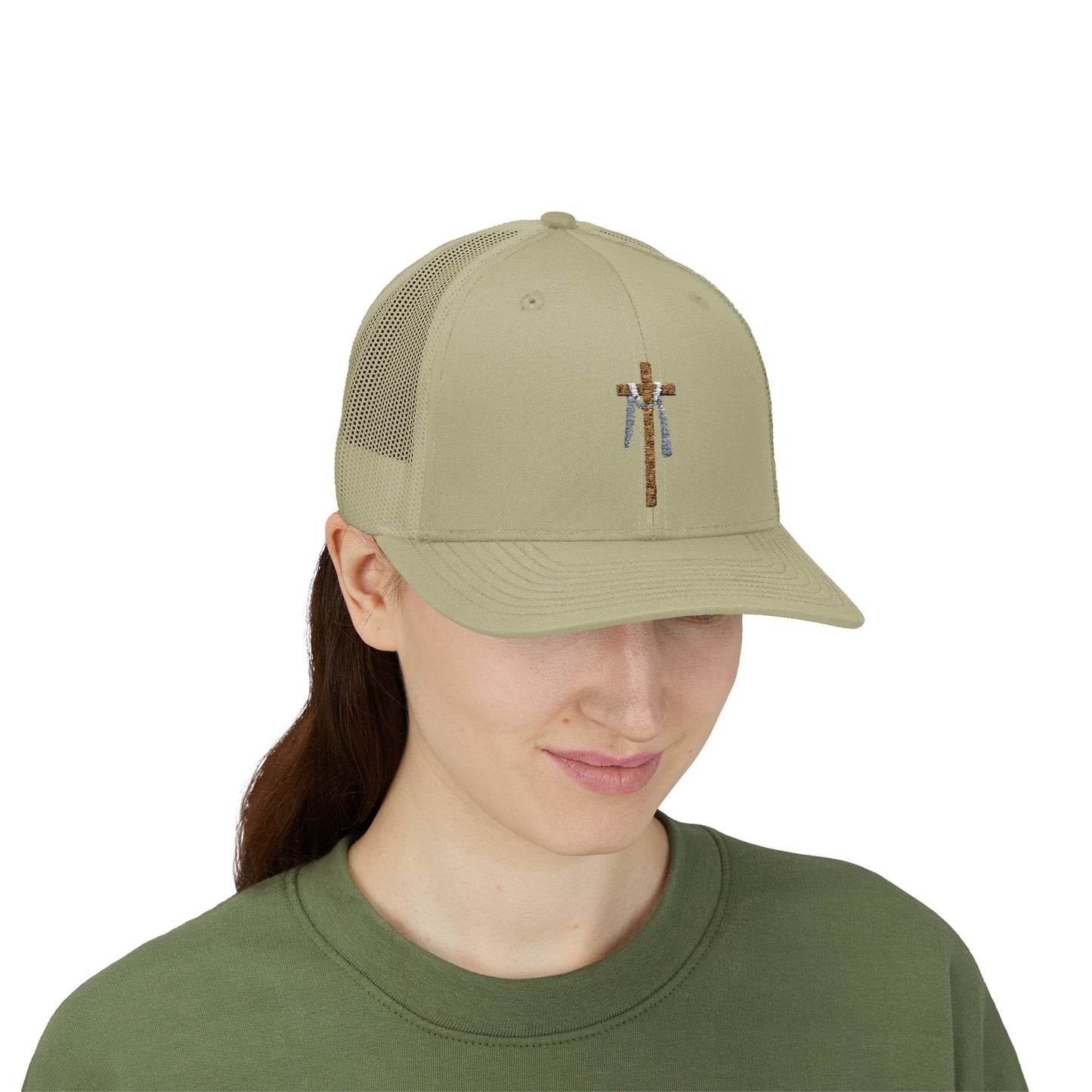 Elegant Faith Snapback Trucker Cap - Faith Hat, Religious Cap, Inspirational Gift, Christian Apparel, Trendy Headwear
