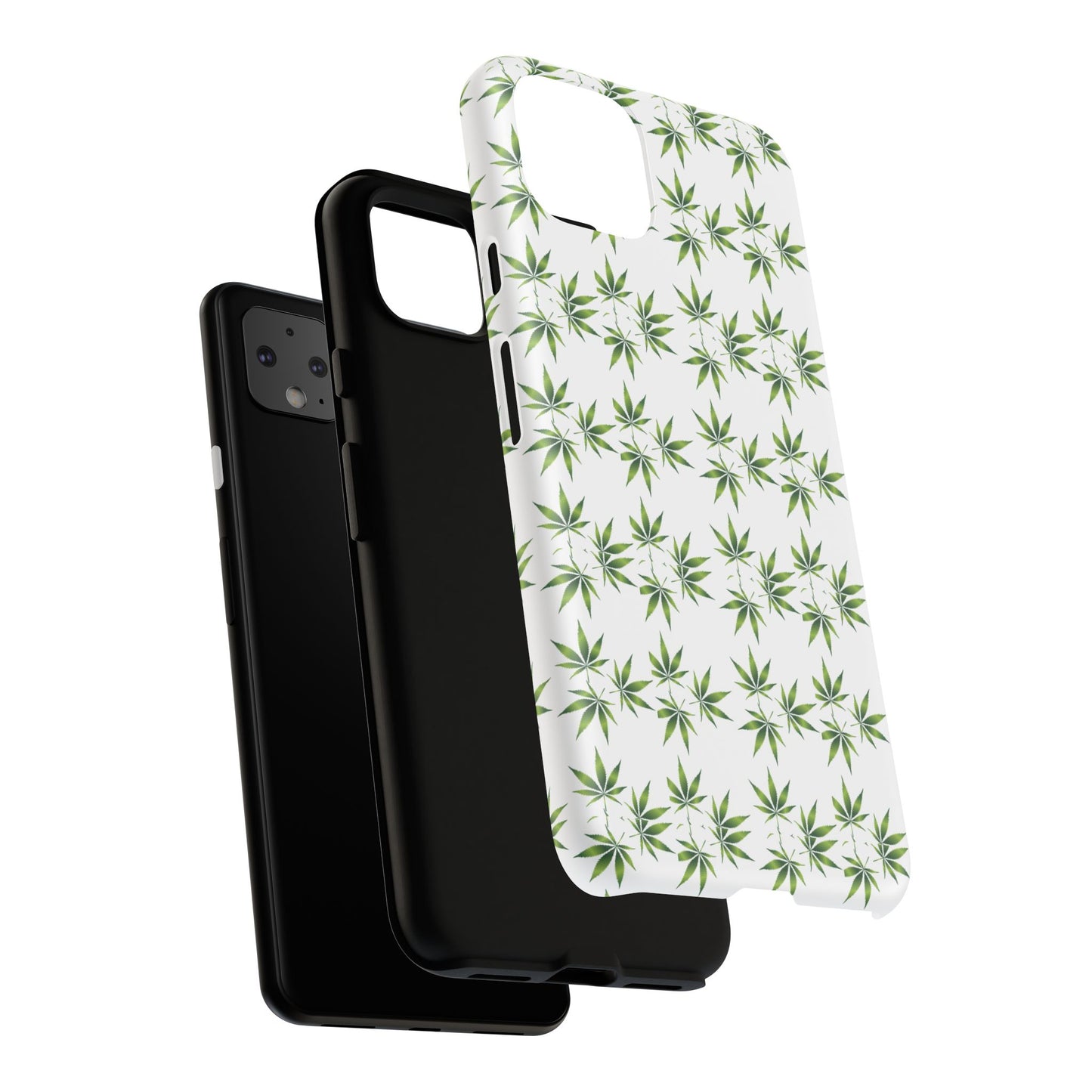 Stylish Phone Case with Cannabis Leaf Design, Durable Phone Cover, Gift for Stoner Friends, Unique Phone Accessory, Nature-Inspired Design