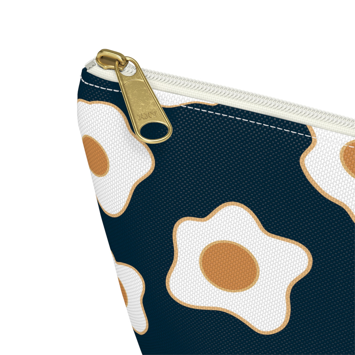 Egg Pattern Accessory Pouch | Cute Makeup Bag, Travel Organizer, Gift for Her, Egg Lover, Fun Pouch, Floral Cosmetic Bag
