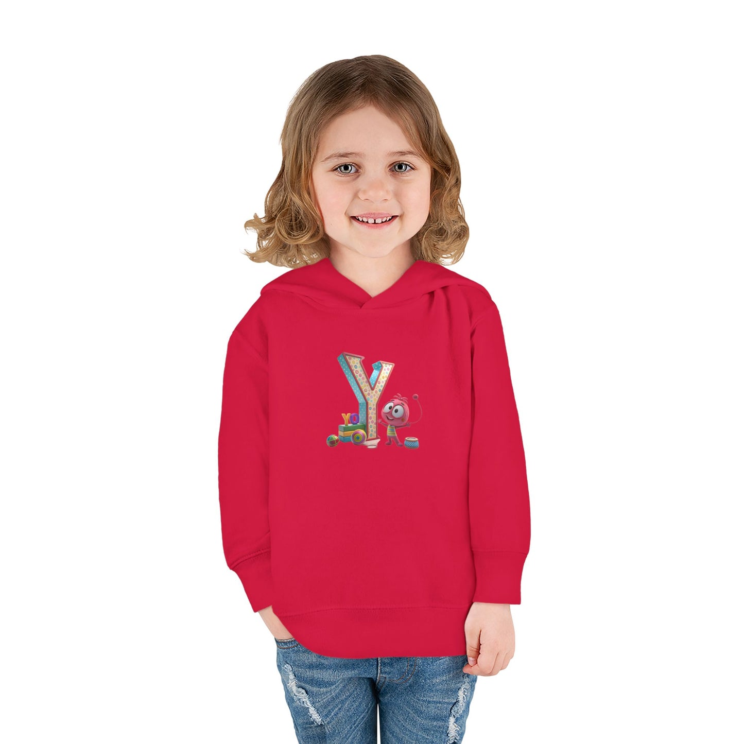 Toddler Fun Fleece Hoodie - Playful Design for Kids, Cozy Pullover, Perfect Gift for Birthdays, Holidays, Everyday Wear