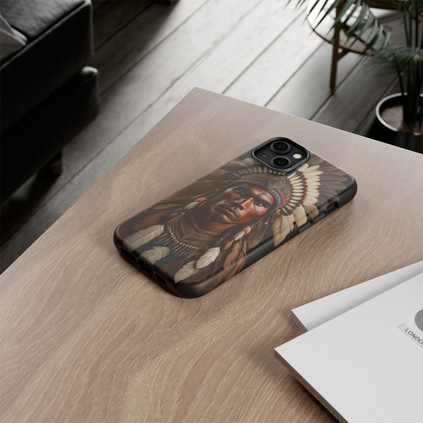 Native American Art Phone Case, Strong Culture Design, Unique Gift for Him or Her, Tough Cases, Customizable Protector, Tribal Style