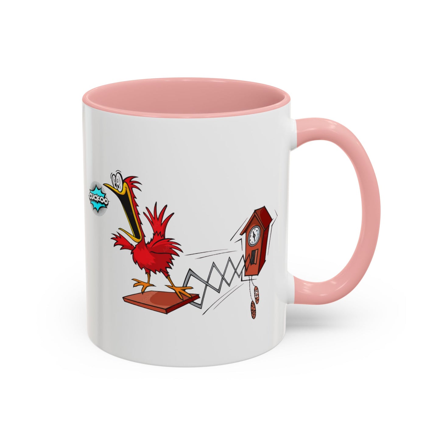 Whimsical Cuckoo Coffee Mug, Fun Gift for Bird Lovers