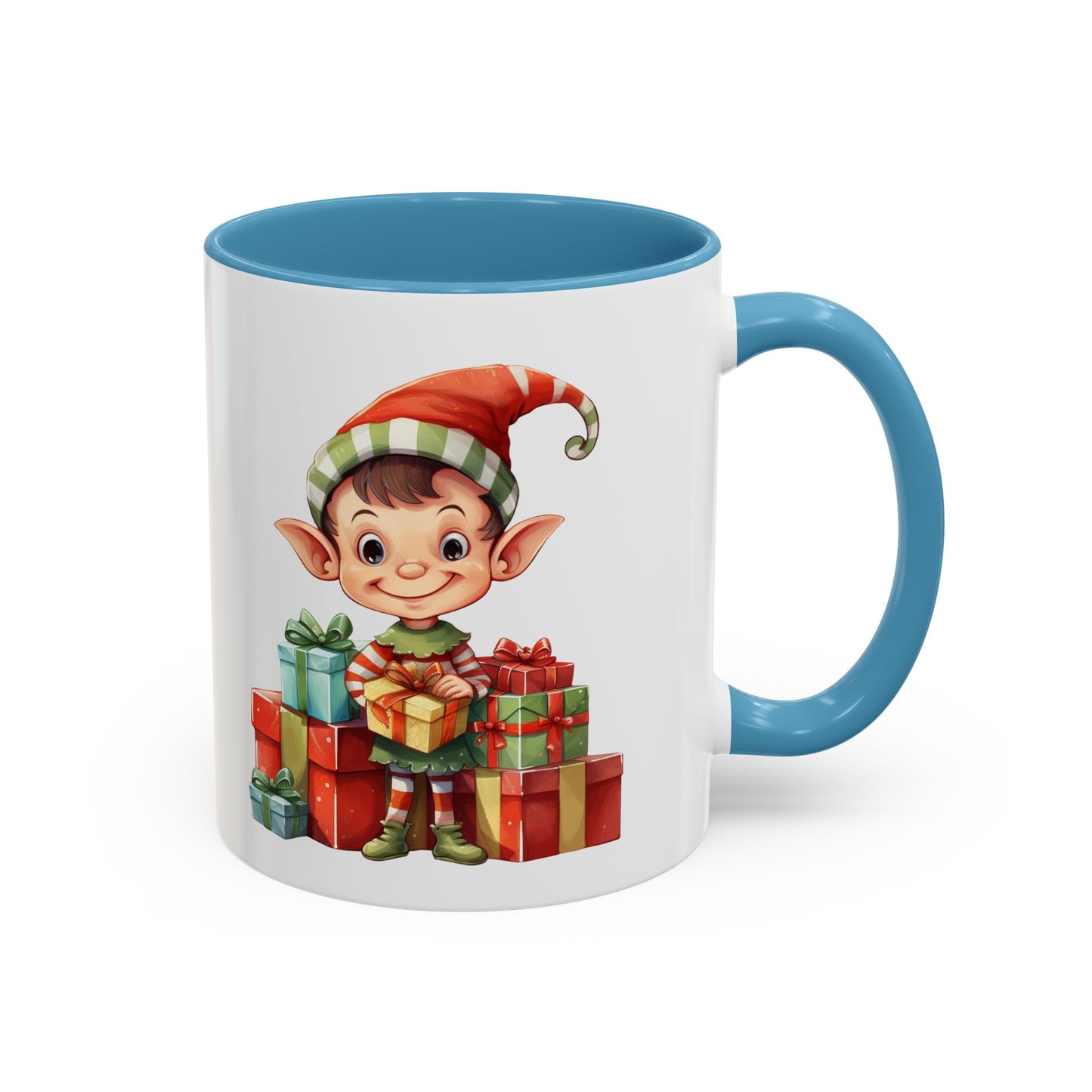 Holiday Elf Coffee Mug - Festive Gift Mug, Christmas Decor, Cute Elf Mug, Coffee Lover Gift, Winter Holiday Drinkware