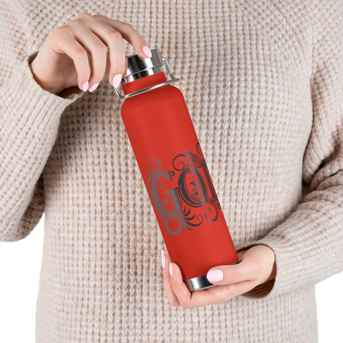 Stylish Insulated Water Bottle, Durable Travel Flask, Eco-Friendly Drinkware, Motivational Gift for All Occasions, Modern Design