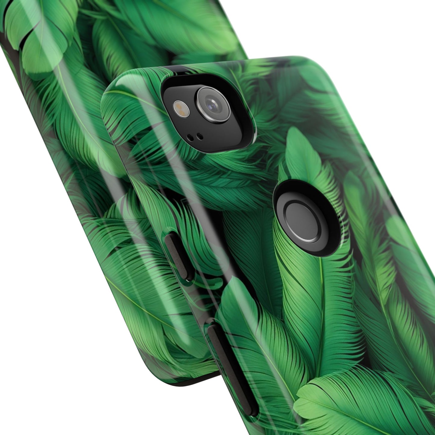 Tough Cases - Tropical Leaf Phone Case, Nature-inspired, Phone Accessory, Gift for Her, Jungle Theme, Eco-Friendly