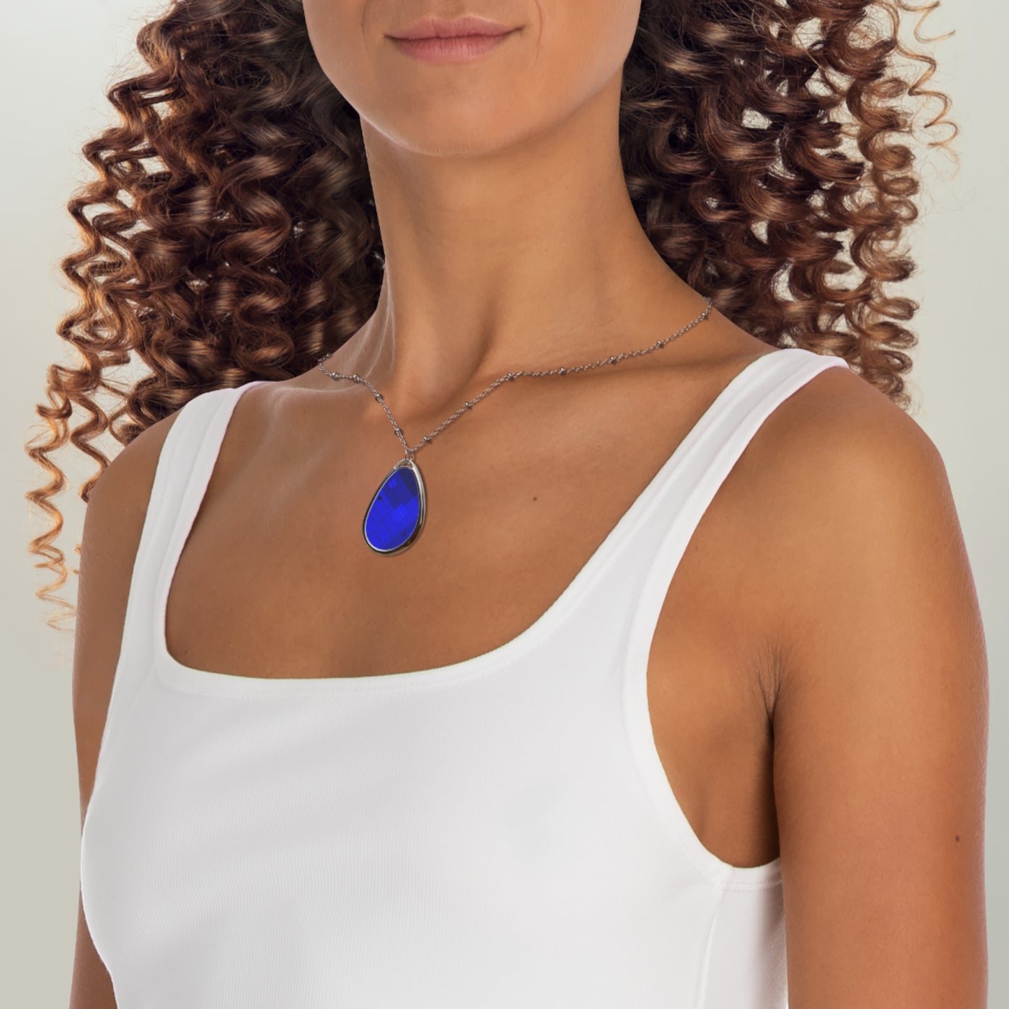 Elegant Oval Pendant Necklace, Minimalist Jewelry, Gift for Her, Statement Piece, Unique Birthday Gift, Boho Accessories