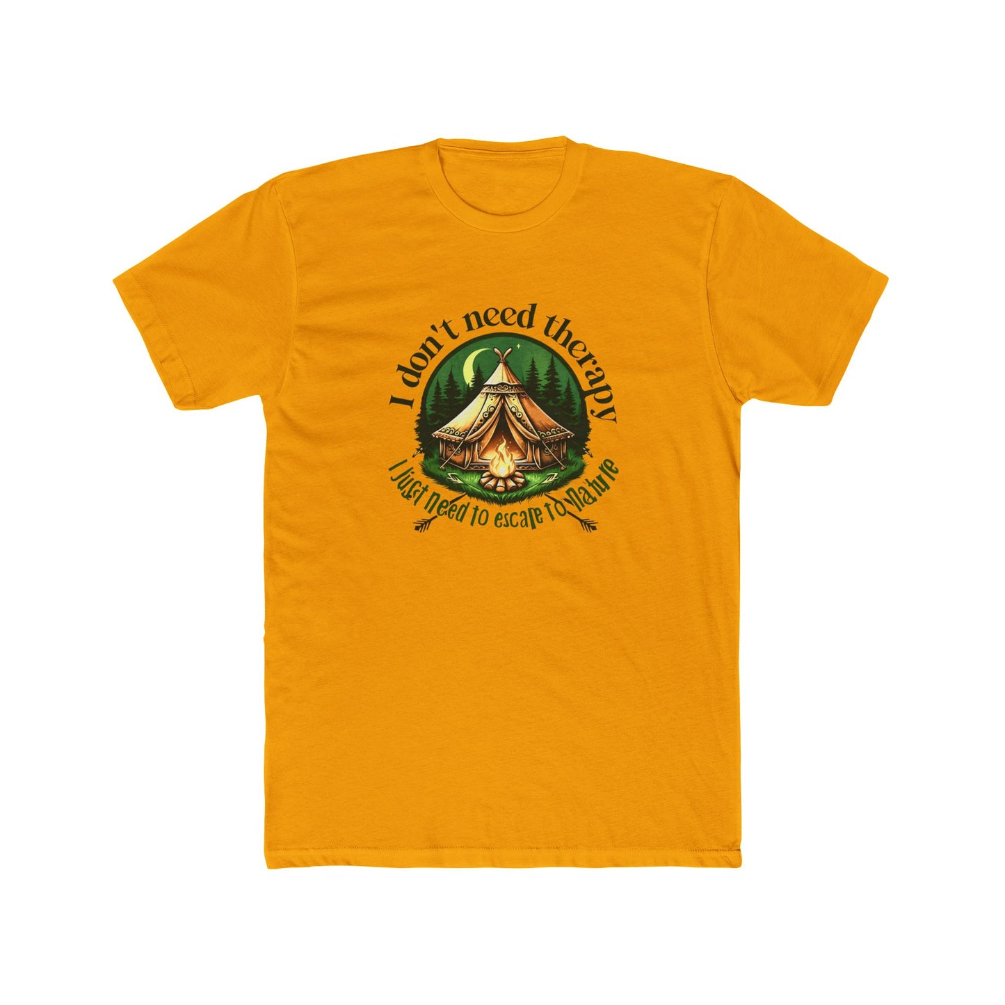 Escape to Nature Tee - Unisex Cotton Crew, Adventure Shirt, Camping Apparel, Nature Lover Gift, Therapy Escape Tee, Outdoor Fun