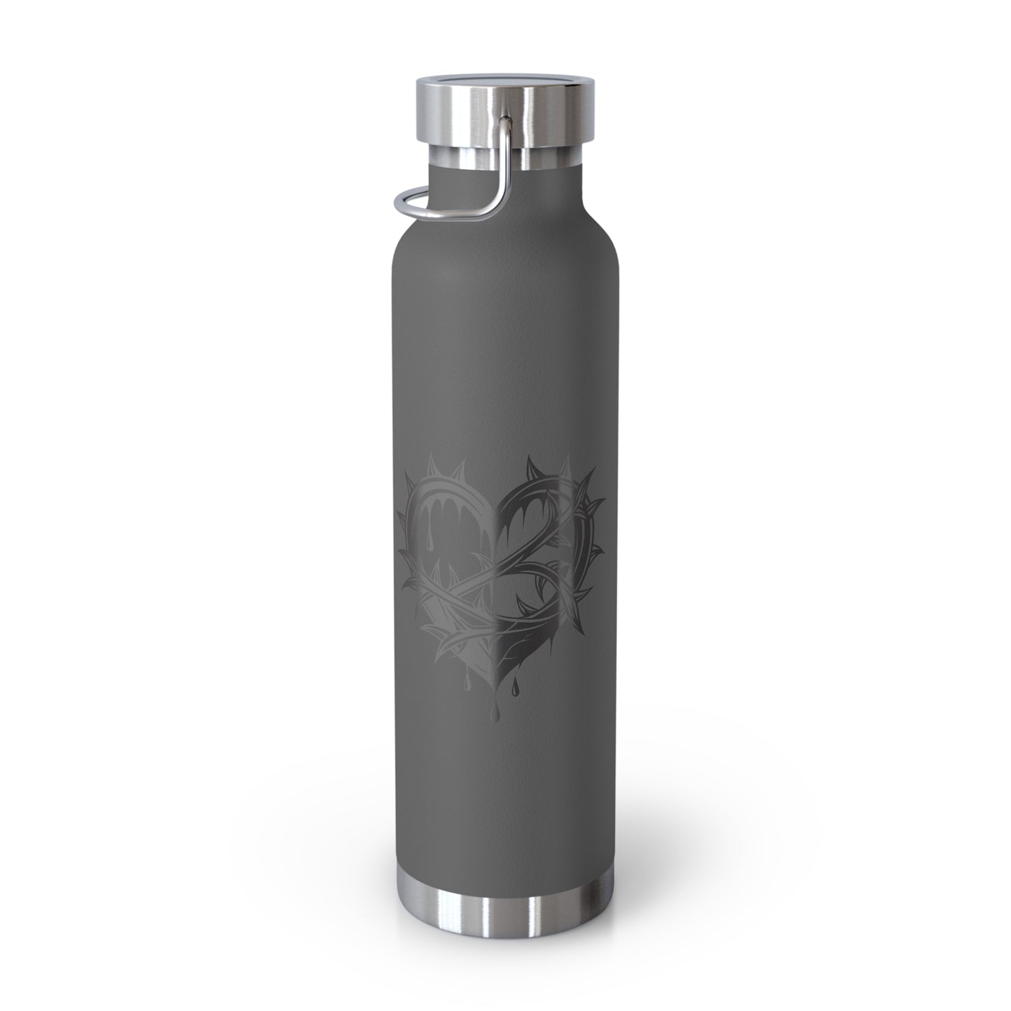 Stylish Insulated Water Bottle, Travel Flask, Gift for Him/Her, Fitness Bottle, Eco-Friendly Drinkware, 22oz Copper Design