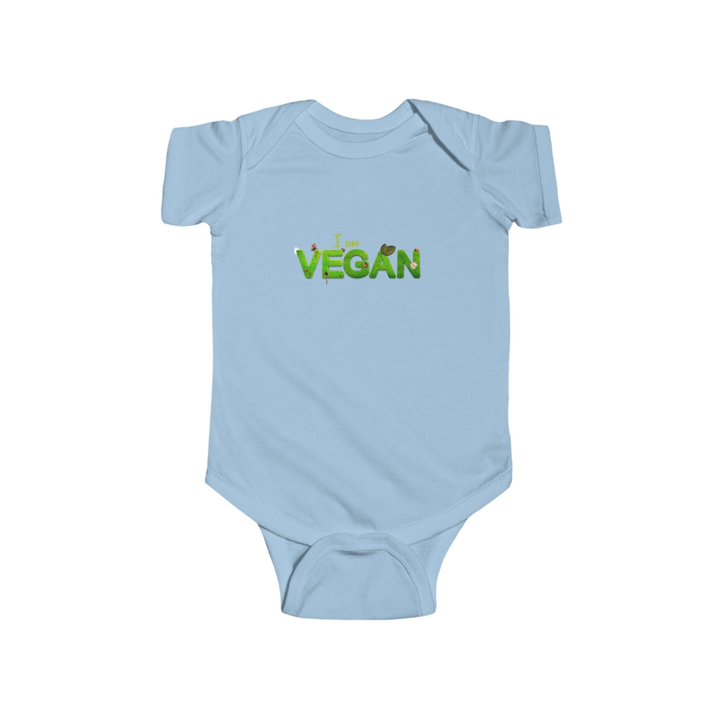 I am Vegan Bodysuit Onesie
