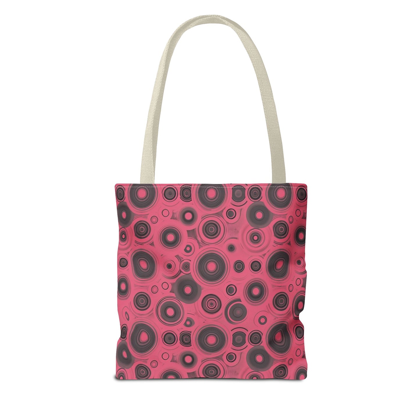 Colorful Retro Tote Bag, Stylish Beach Bag, Shopping Tote
