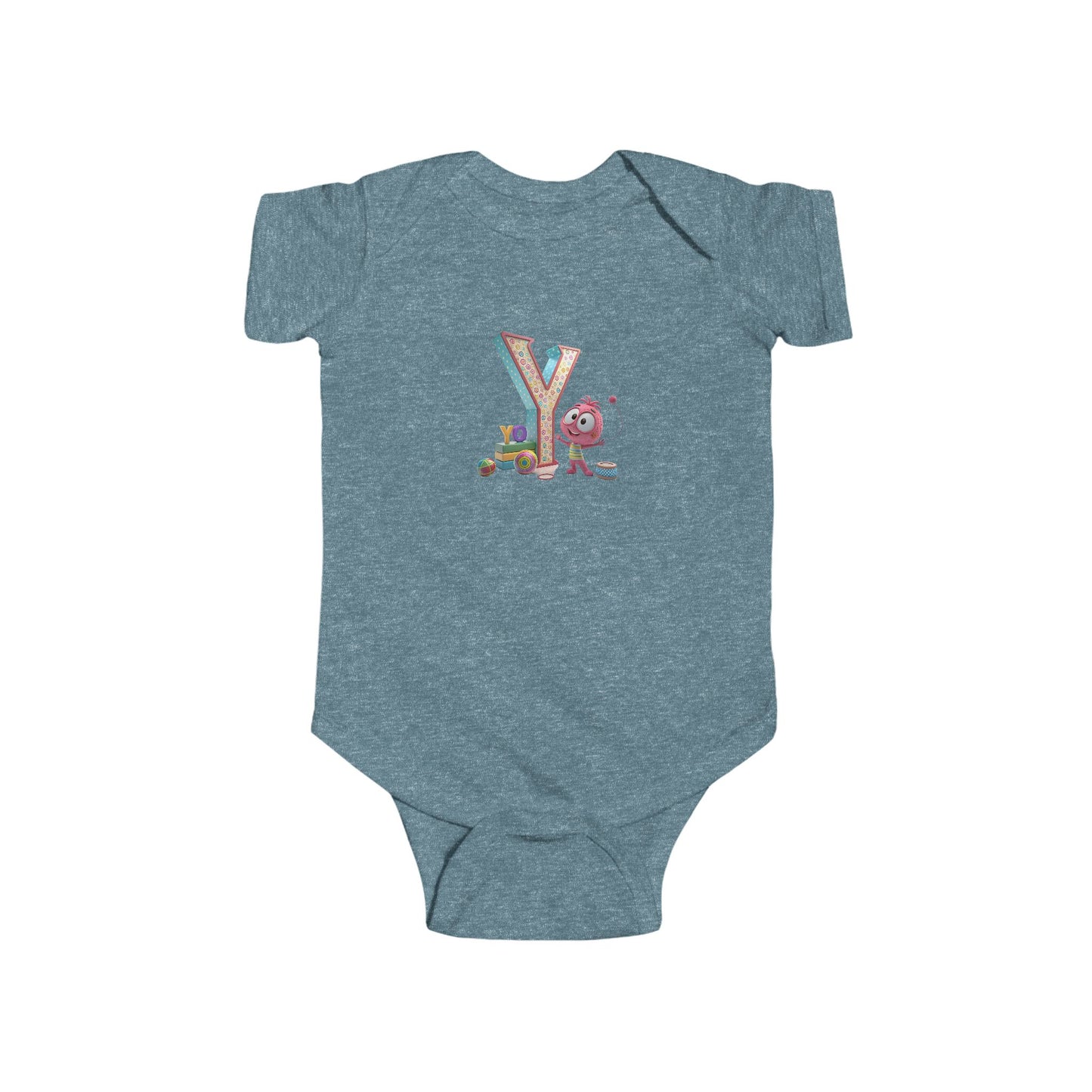 Colorful Alphabet Infant Bodysuit | Cute Baby Onesie, Personalized Baby Gift, Toddler Apparel, Birthday Outfit, Newborn Clothing