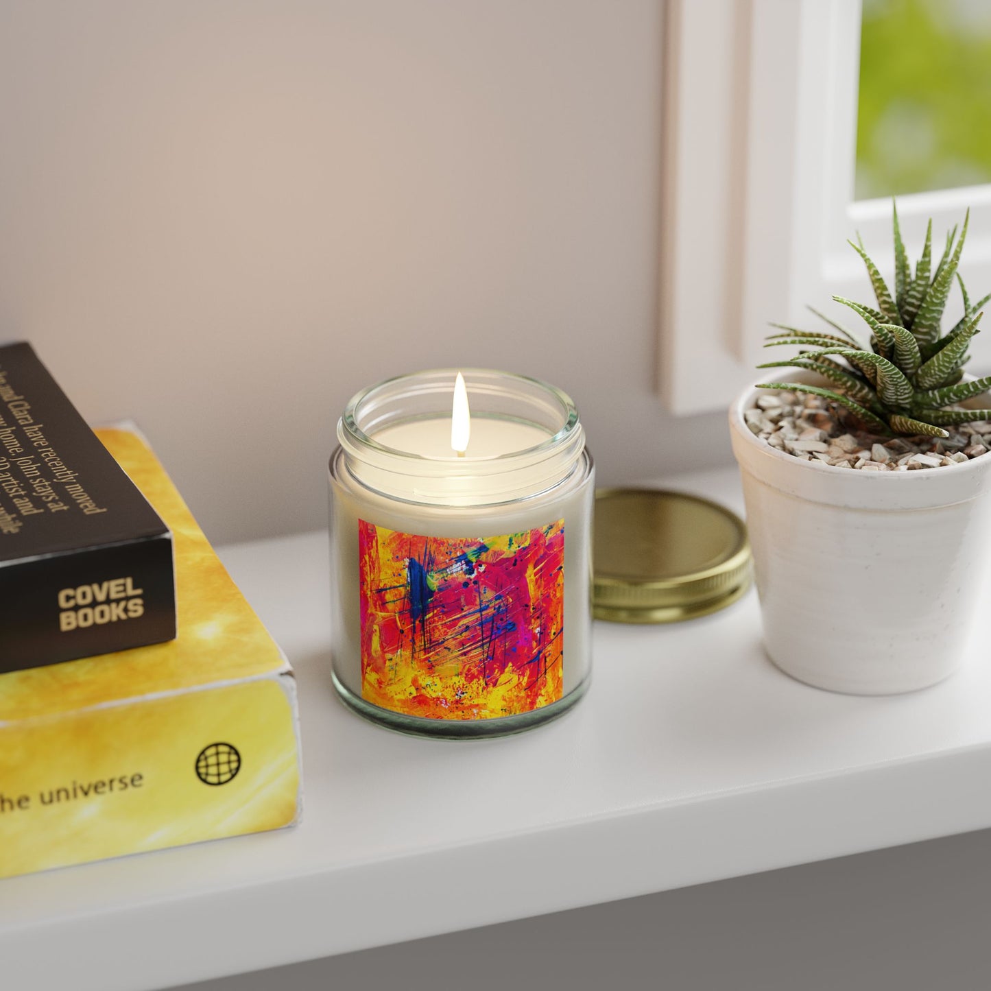 Vibrant Artistic Scented Candles - Perfect for Relaxation, Home Decor, Gifts, Celebrations, and Aromatherapy