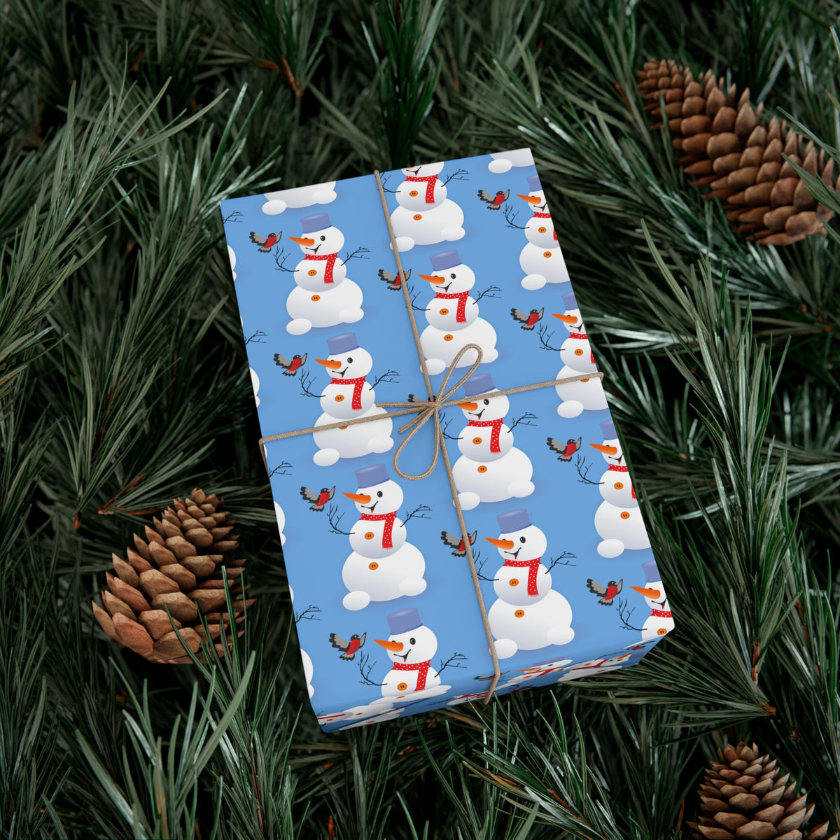 Snowman Gift Wrap Papers for Holiday Cheer, Christmas, Winter Parties, Eco-Friendly Wrapping, Festive Gifts, Seasonal Celebrations