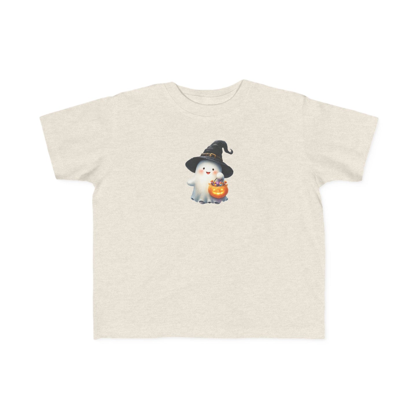 Adorable Halloween Toddler Tee, Cute Ghost Design, Kids Halloween Outfit, Witch Hat Shirt, Toddler Costume Top