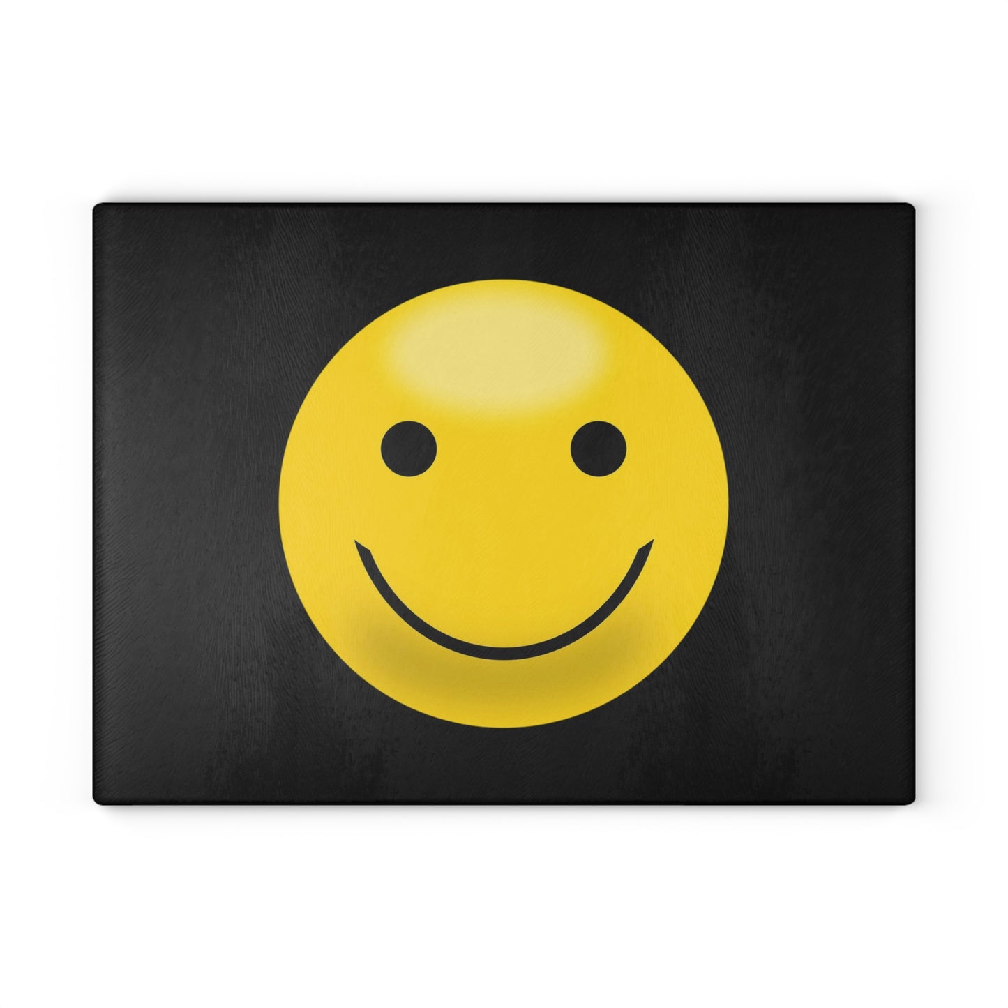 Smiley Face Glass Cutting Board, Fun Kitchen Decor, Gift for Chefs, Unique Housewarming Gift, Positive Vibes Cooking Accessory