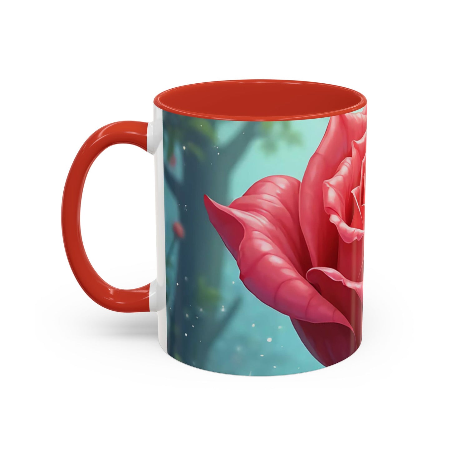 Elegant Rose Coffee Mug for Floral Lovers, Perfect Gift for Mother’s Day, Birthday, Home Decor, Garden Enthusiasts, Art Collectors