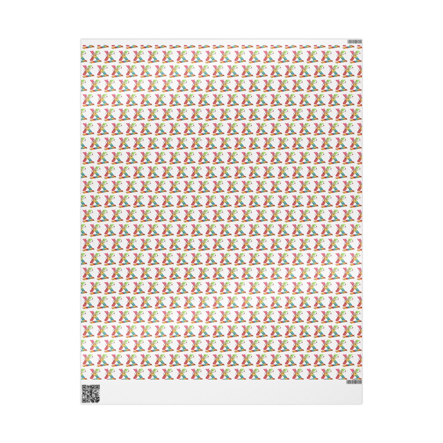 Colorful Character Wrapping Paper, Gift Wrap for Birthdays, Holidays, Celebrations, Fun Patterns, Party Supplies