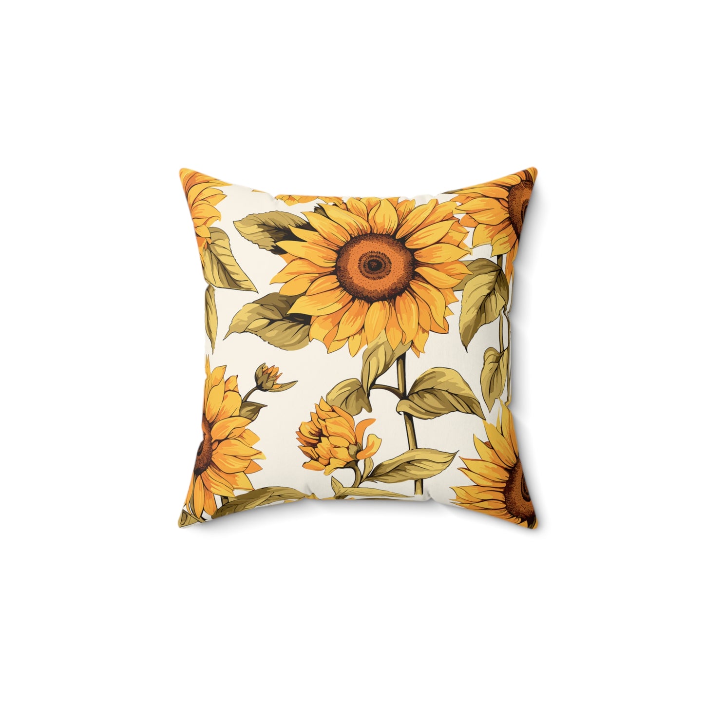 Sunflower Decor Pillow Cozy Home Accent, Summer Vibes, Floral Cushion, Throw Pillow Decor