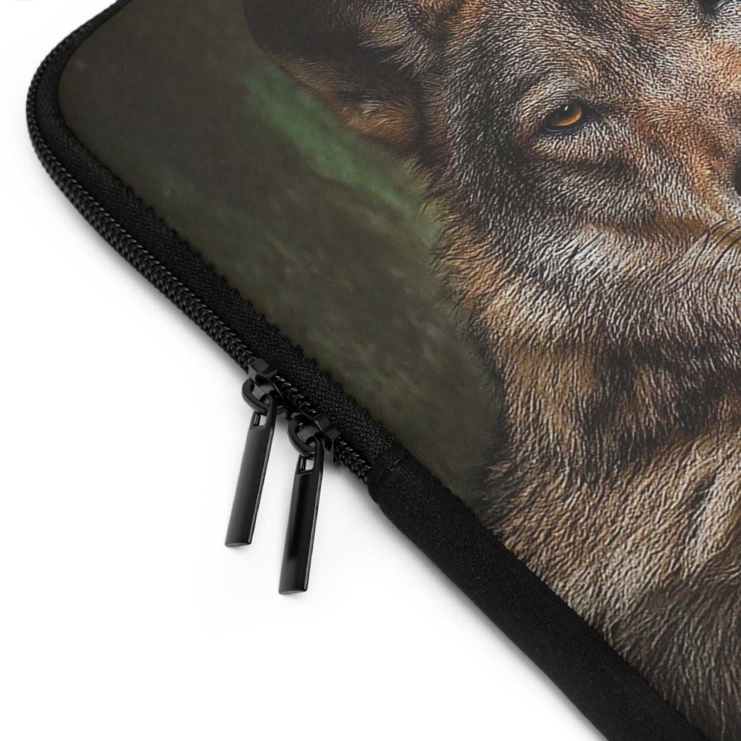 Wolf Laptop Sleeve - Wildlife Lover Gift, Cute Wolf Design, Stylish Tech Accessory, Nature-Inspired Sleeve, Perfect for Home Office