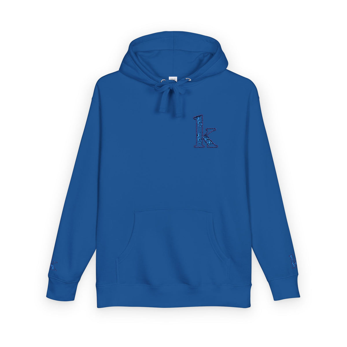 Cozy Floral Monogram Fleece Hoodie for Unisex - Perfect Gift for Birthdays, Valentine’s Day, Casual Wear, Adventure