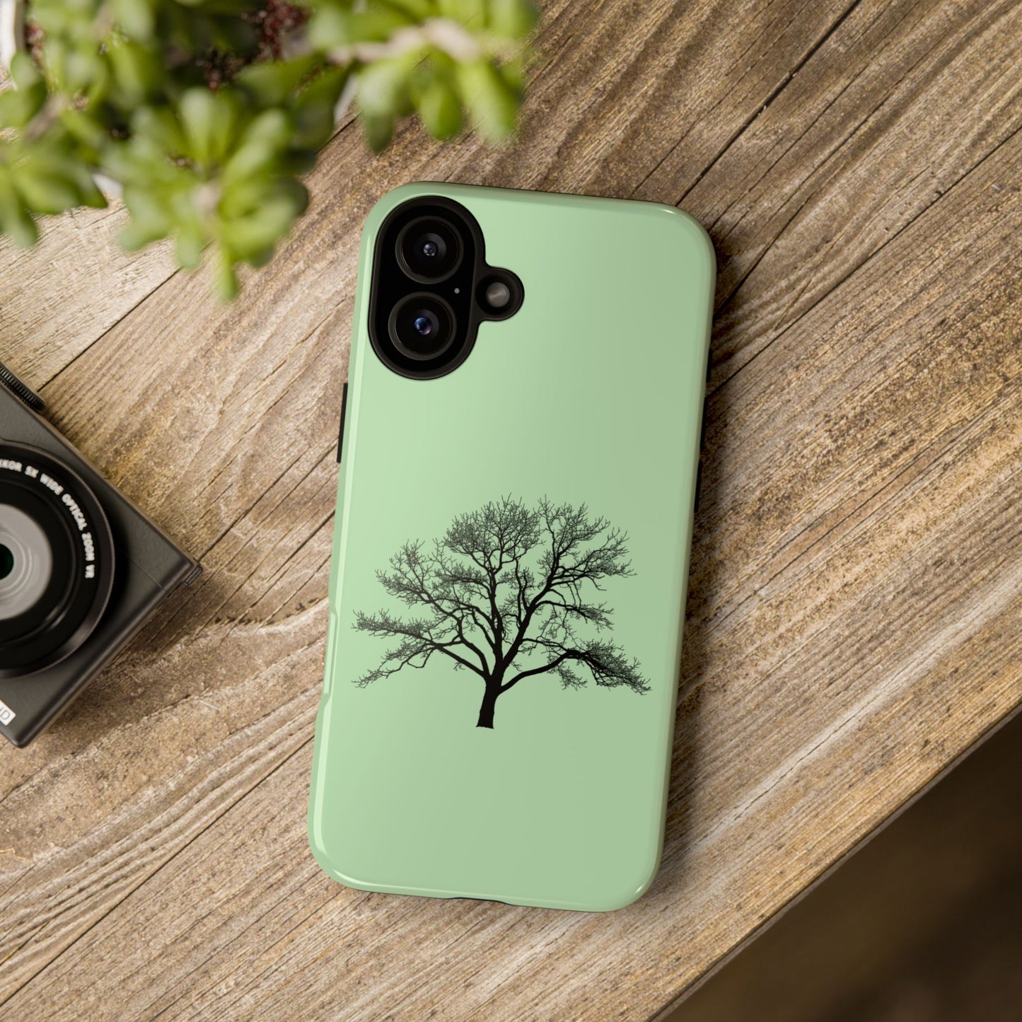 Minimalist Tree Phone Case, Nature-Inspired Phone Cover, Eco-Friendly Cell Phone Accessory, Perfect Gift for Nature Lovers