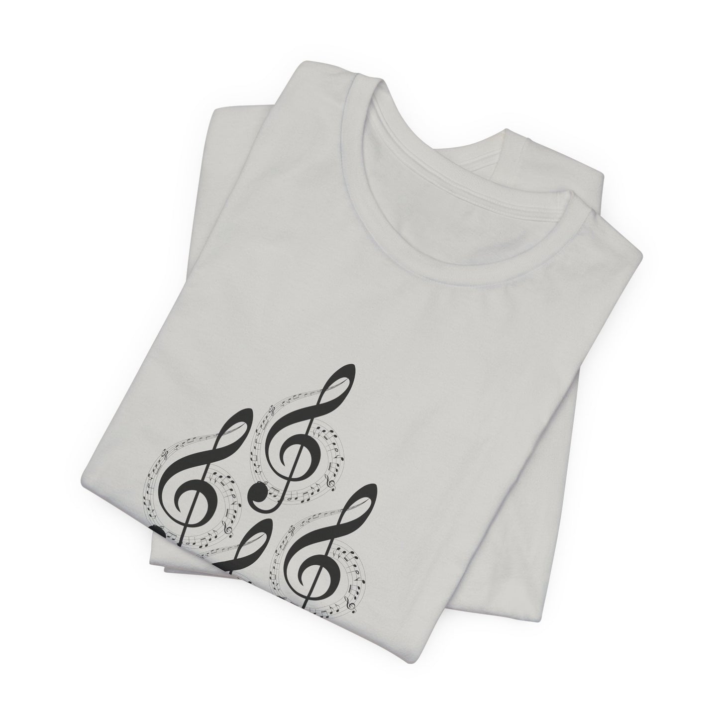 Musical Notes Tee - Perfect for Music Lovers, Casual Wear, Concerts, Festivals, Unique Gift Idea