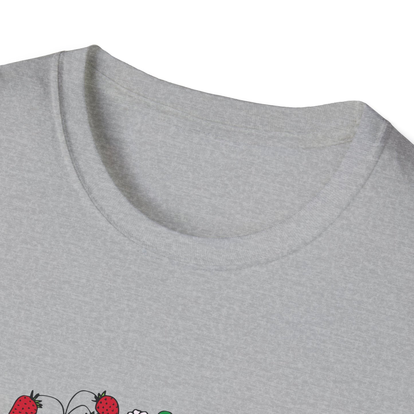 Whimsical Mushroom T-Shirt for Nature Lovers, Casual Tees, Gift for Gardeners, Unisex Softstyle Shirt, Eco-Friendly Apparel