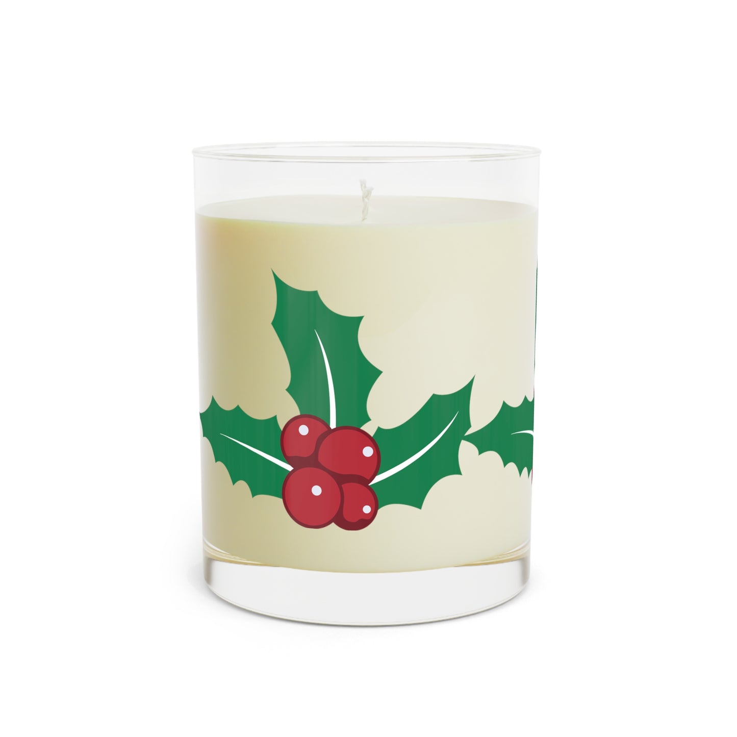 Holiday Scented Candle - Festive Glass, 11oz | Christmas Decor, Aromatherapy Gift, Home Fragrance, Seasonal Decoration, Relaxation